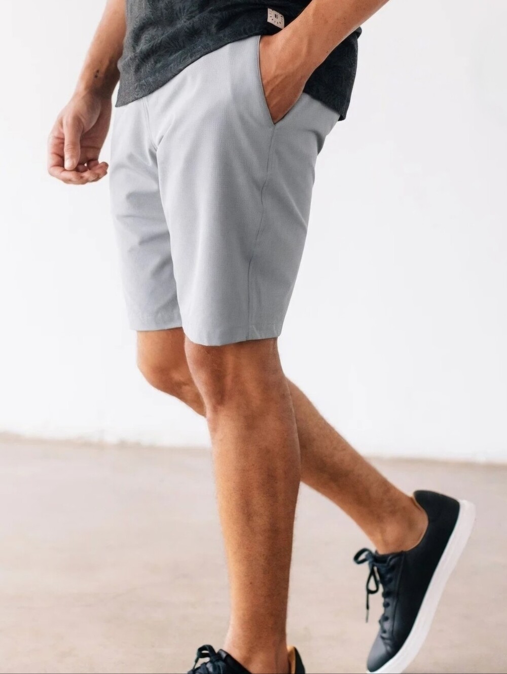 Linksoul Men's Light Blue Boardwalker AC Casual Shorts, Waist 38 #LS6170